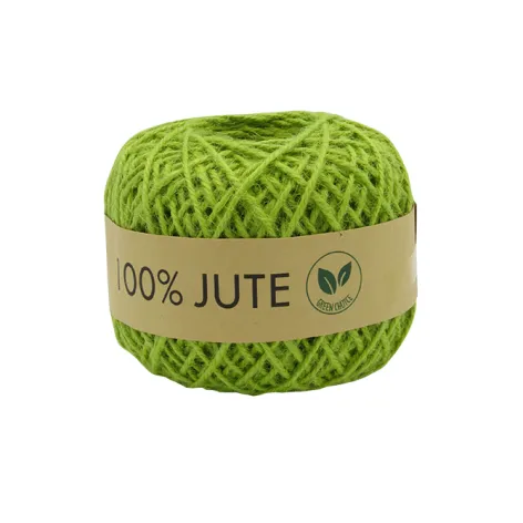 Jute Cord; 100 Jute; Green
